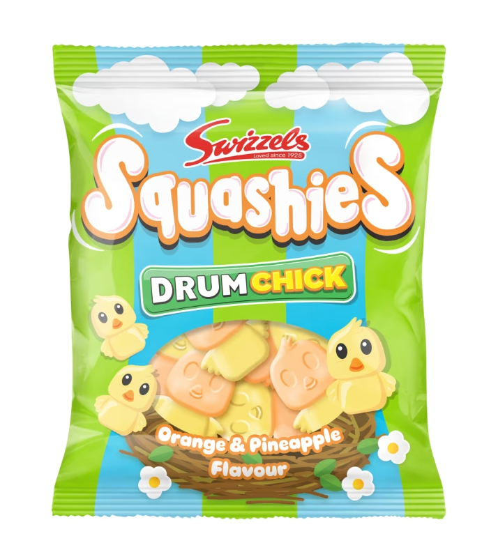 Squashies Orange/Pineapple Drum Chicks