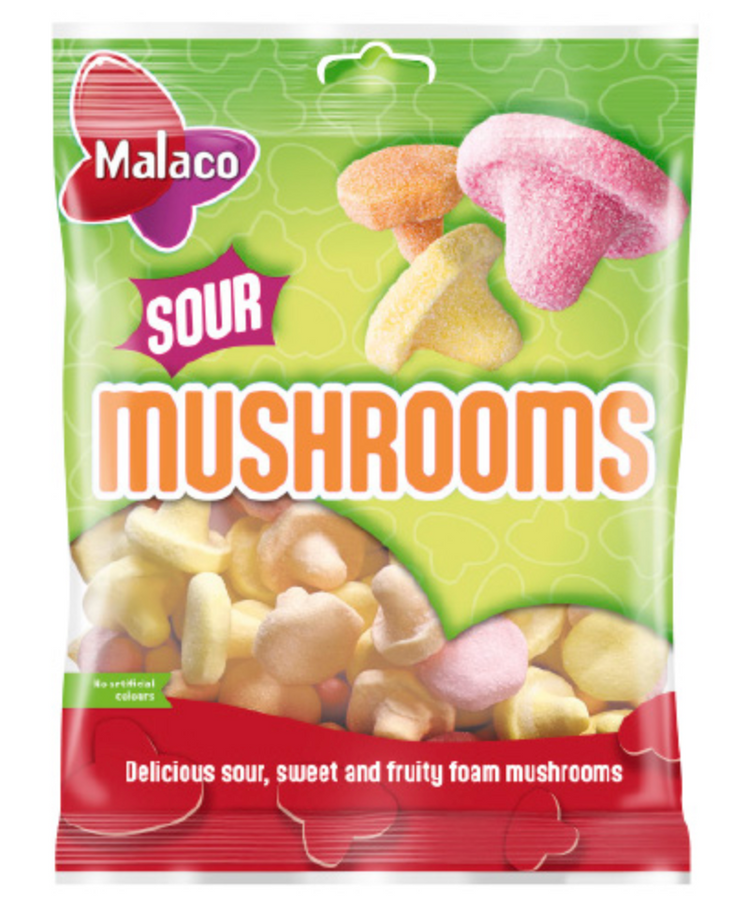 Malaco Sour Mushrooms