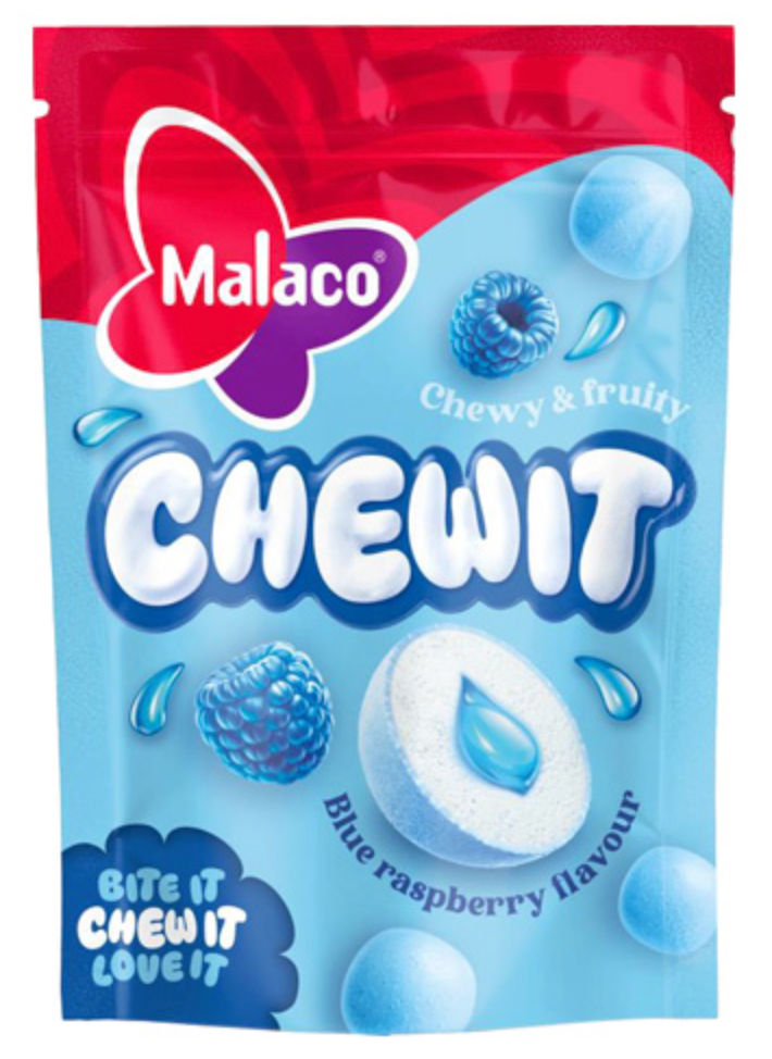 Malaco Blue Raspberry Chewit