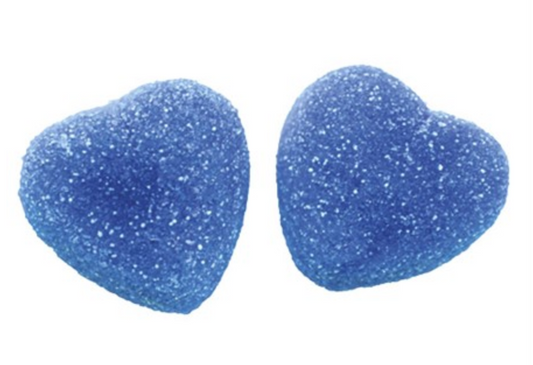 Blue Jelly Hearts