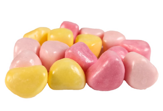 Candy Coated Marshmallow Hearts